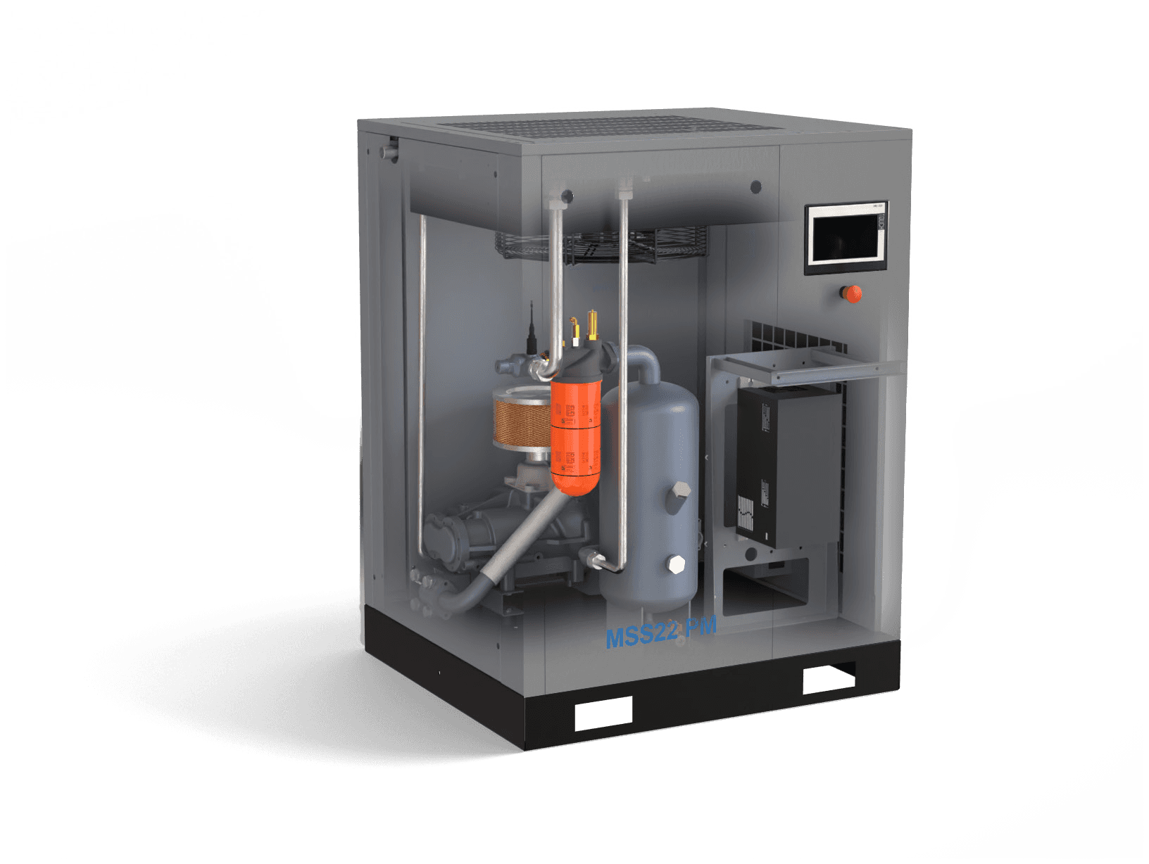 Mark compressor airend and internal components